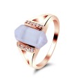 Rose Quartz Silver Rings NSR-2176